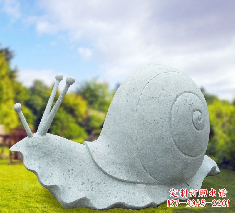 南阳大理石蜗牛石雕