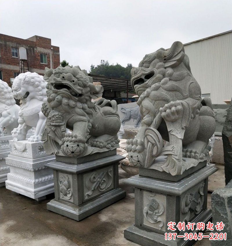 南阳大理石南方狮子雕塑