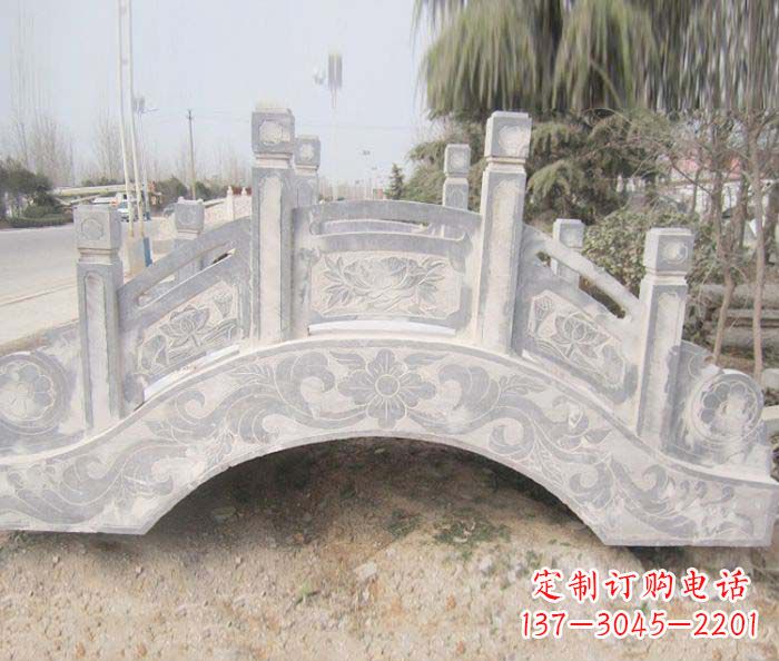 南阳精美大理石小型拱桥石雕
