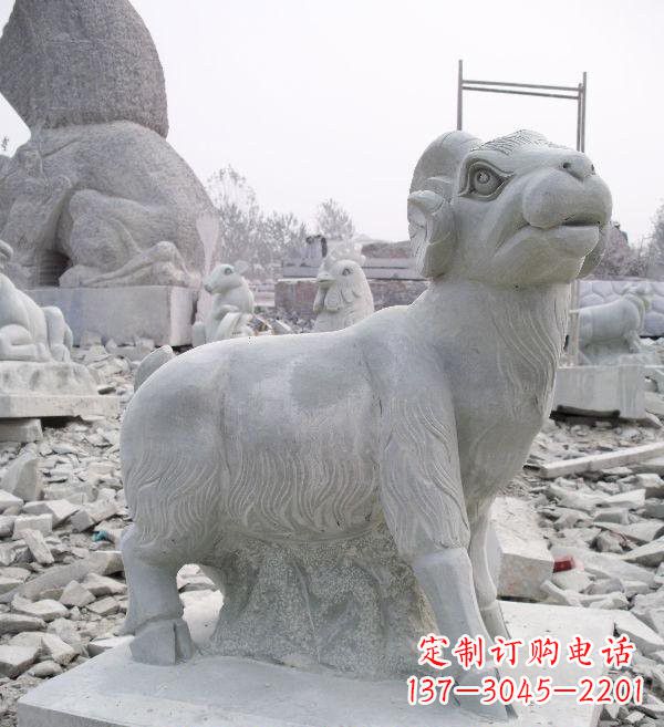南阳大理石羊雕塑