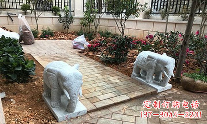 南阳大理石小象石雕,让你的大好家园更加美丽