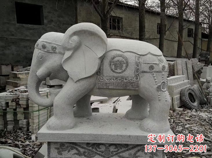 南阳大象 石雕 古代