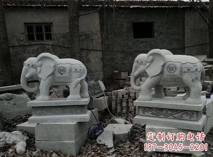南阳精美大象雕塑,传承经典之美