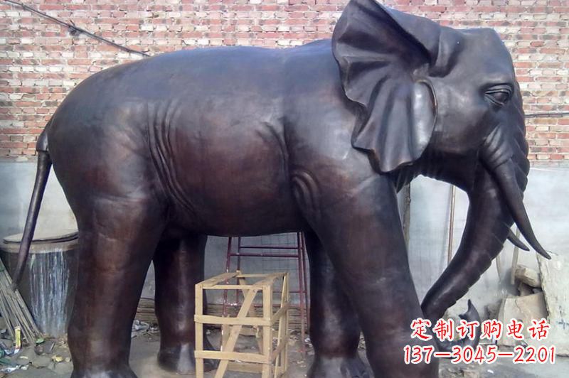 南阳大象铸铜雕塑
