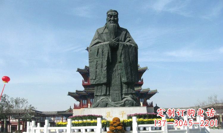 南阳中国传统文化象征——孔子雕塑