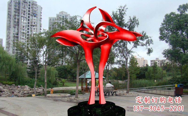 南阳精美的不锈钢仙鹤雕塑