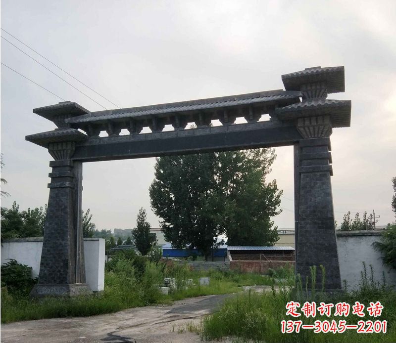 南阳精美仿古牌坊石雕