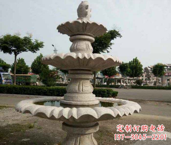 南阳精美的喷泉石雕塑
