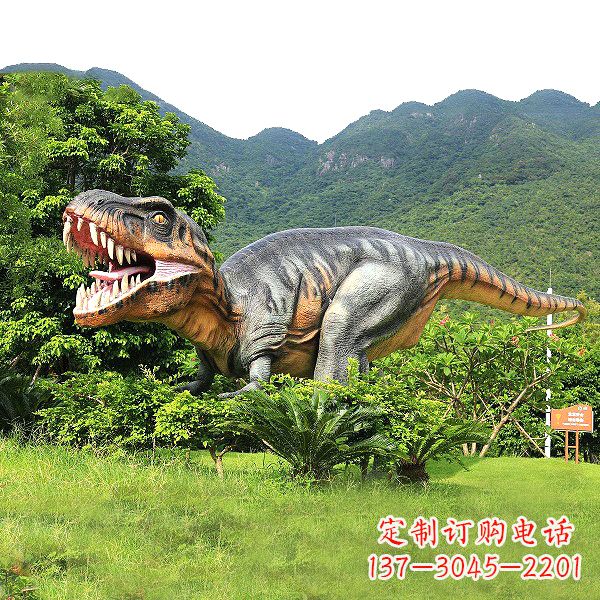 南阳大型仿真恐龙公园雕塑