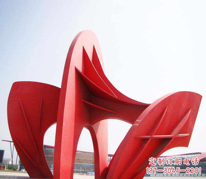 南阳精美不锈钢拱门雕塑