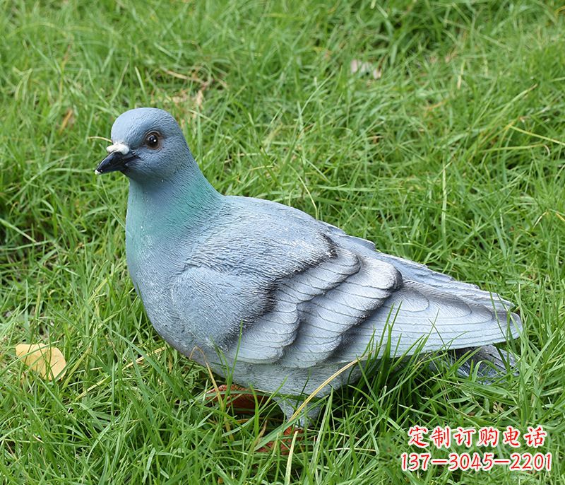 南阳大型高雅和平鸽雕塑