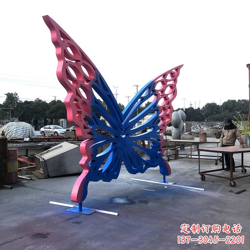 南阳不锈钢蝴蝶雕塑
