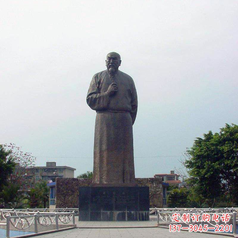 南阳精美林则徐雕塑,传承历史文化