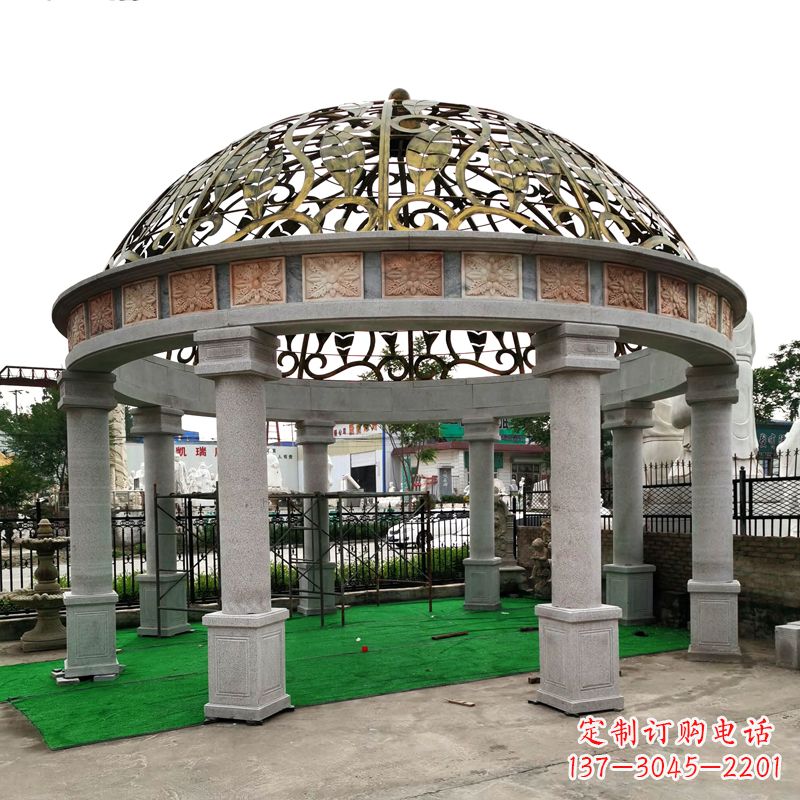 南阳中领雕塑凉亭雕塑定制