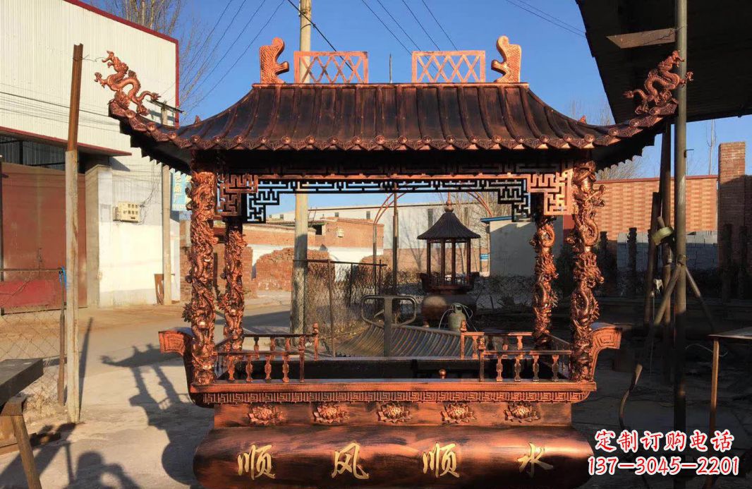 南阳大型铜雕香炉