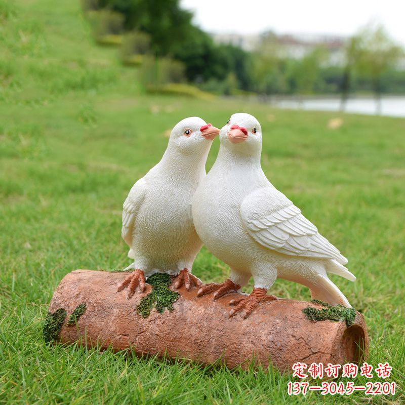 南阳精美大型和平鸽雕塑
