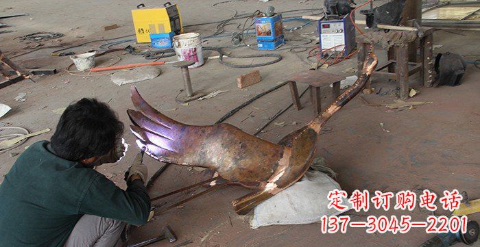 南阳专业大雁铜雕制作