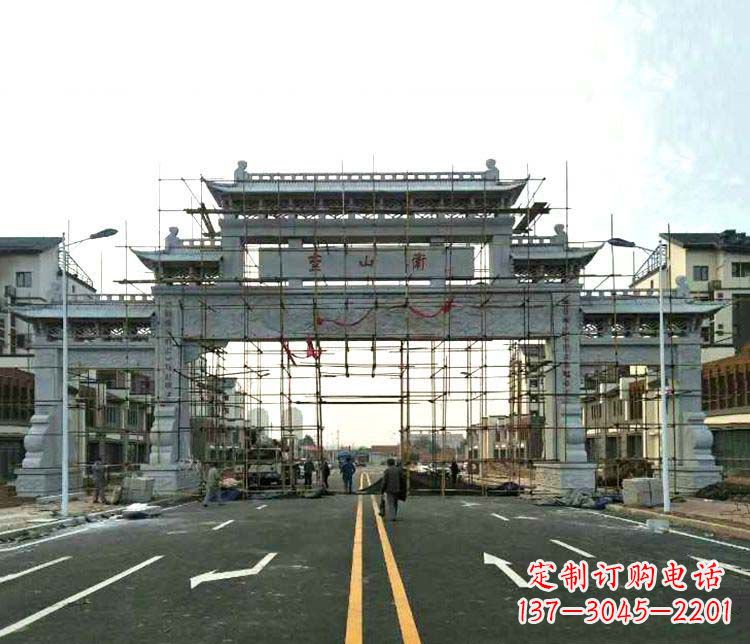 南阳牌坊石雕——精致细腻,展示正气