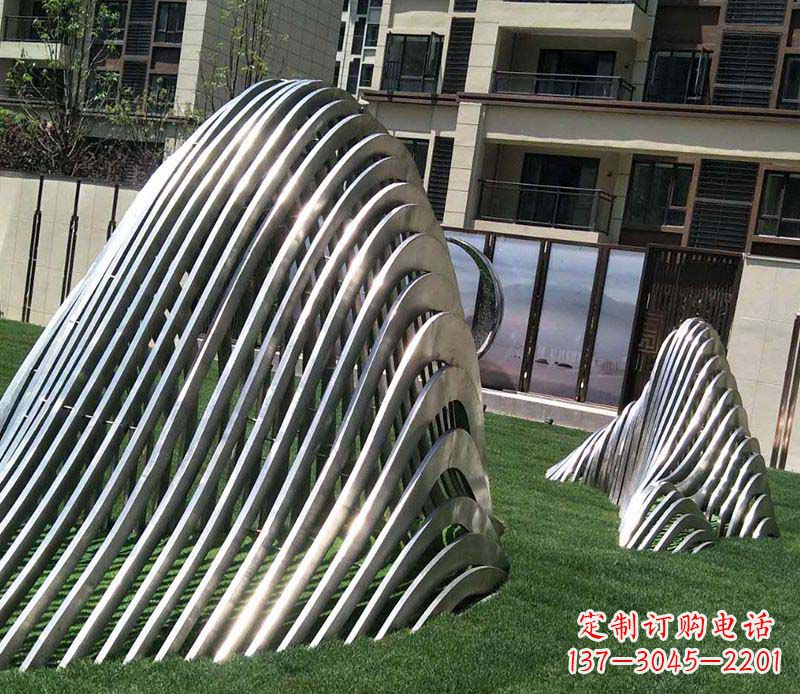 南阳不锈钢假山雕塑——电镀之美