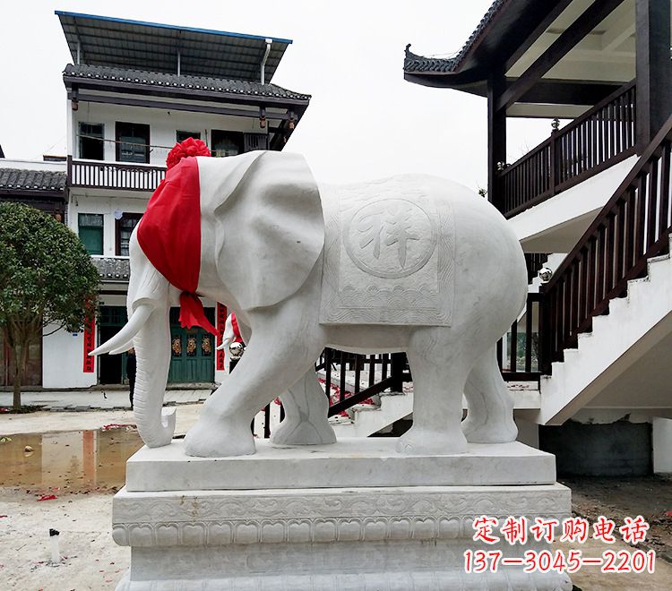 南阳精致大象雕塑