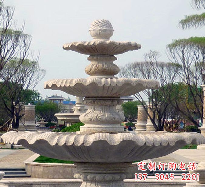 南阳狮子头花钵雕塑