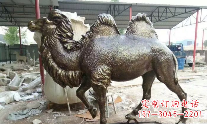 南阳动物骆驼铜雕
