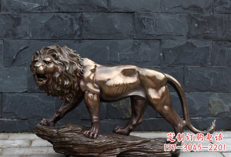 南阳动物铜雕狮子