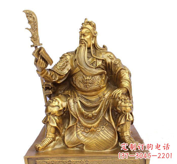 南阳精美关公铜雕