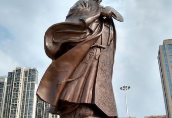 南阳珍贵的雕塑艺术--诸葛亮卧龙先生