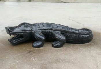 南阳经典鳄鱼景观石雕