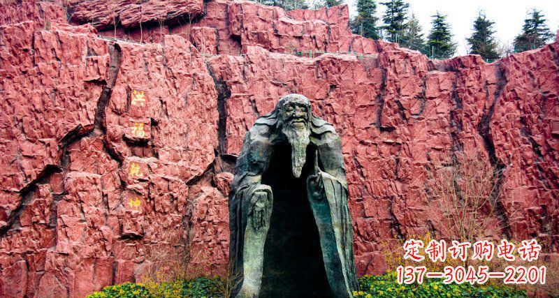 南阳锻铜老子古代名人铜雕