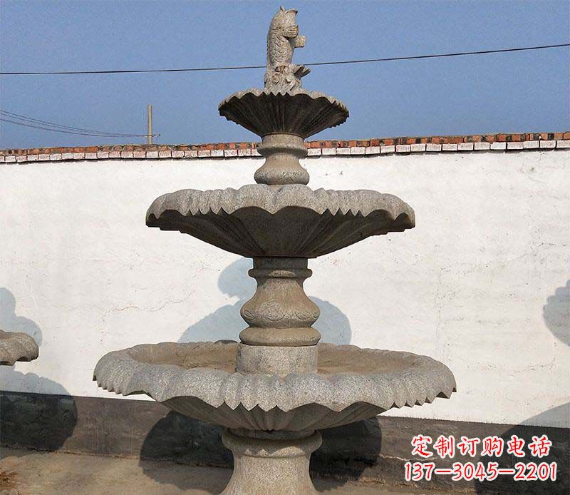 南阳多层喷泉石雕