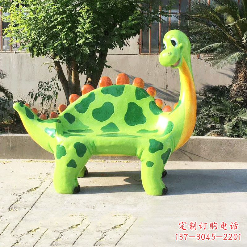 南阳玻璃钢恐龙雕塑座椅
