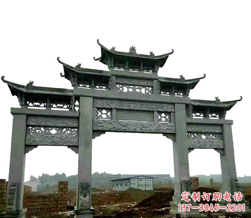 南阳仿古道路牌坊石雕