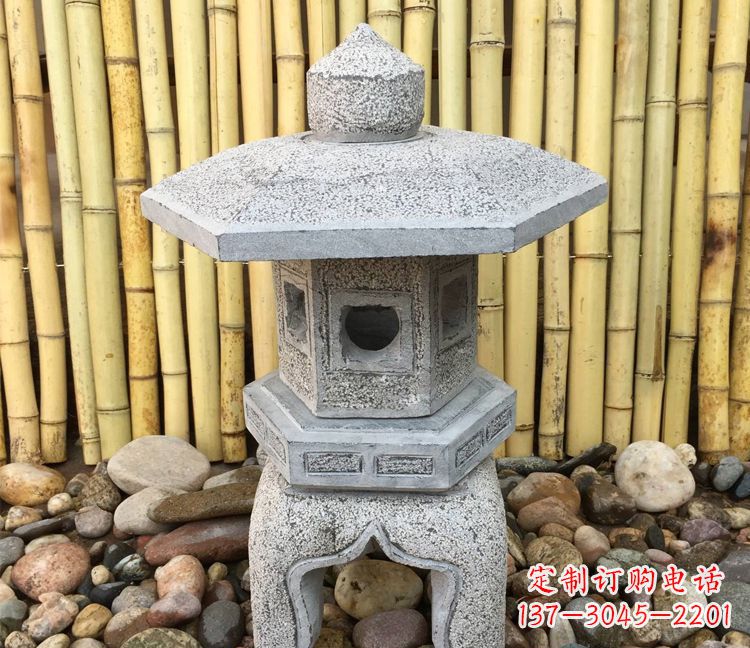 南阳精美仿古灯笼石雕
