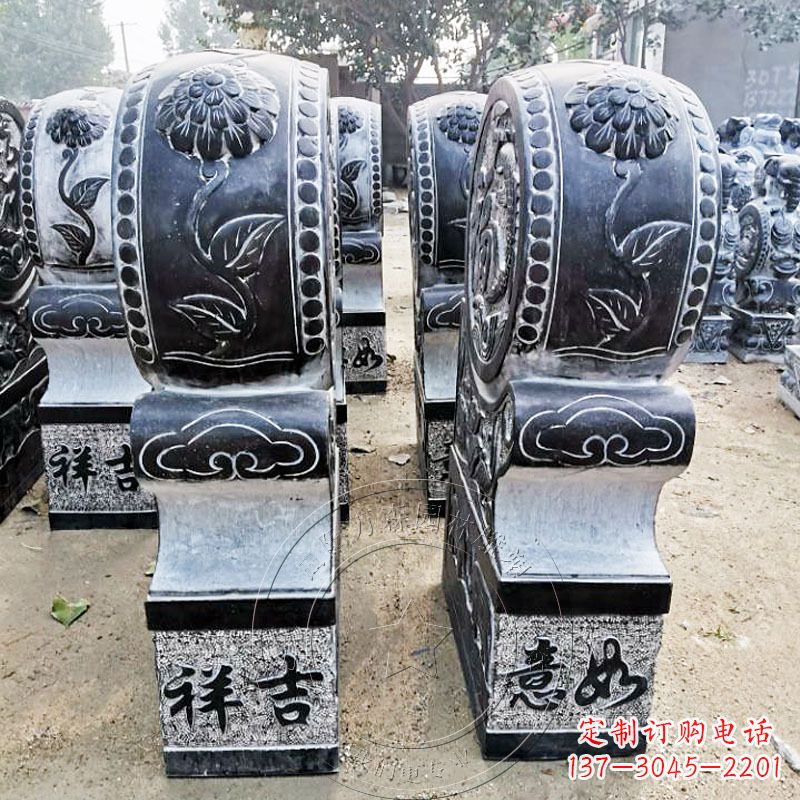 南阳古典门墩雕塑