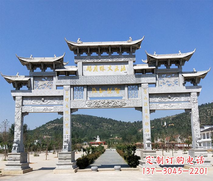 南阳特色牌坊石雕