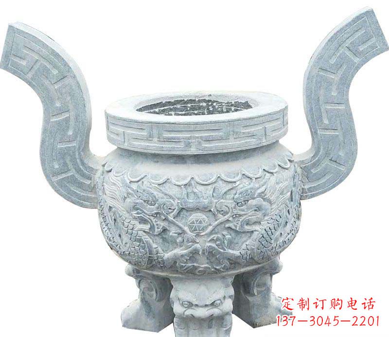 南阳精美仿古香炉石雕