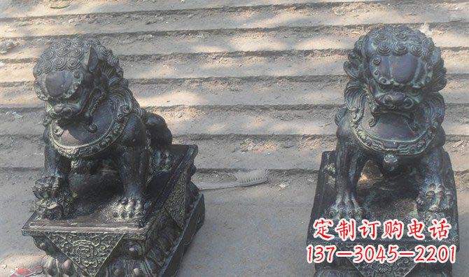 南阳仿古狮子铜雕