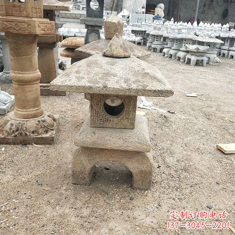 南阳仿古石雕灯笼