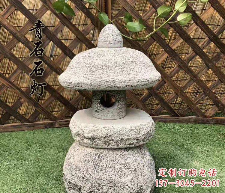 南阳仿古石灯公园照明灯石雕