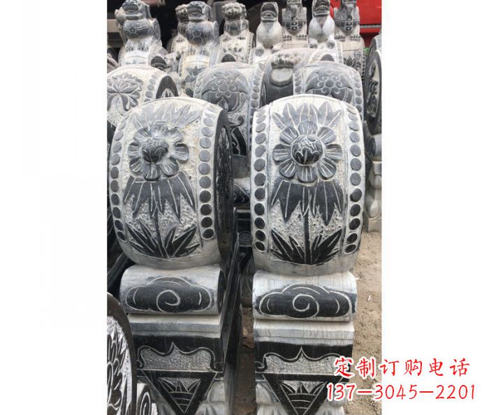 南阳仿古石门墩镇宅抱鼓石