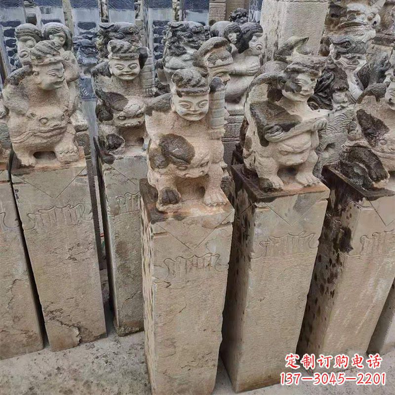 南阳仿古拴马柱