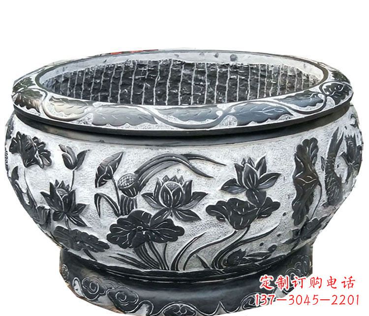 南阳传承古典,精致仿古庭院花盆雕塑