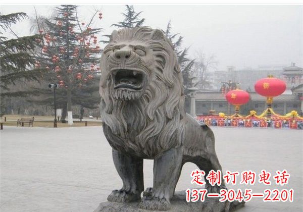 南阳欧式古典石雕狮子