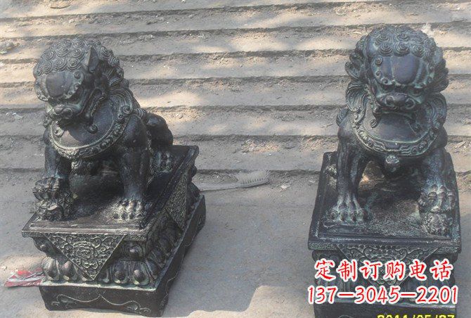 南阳仿古铸铜狮子雕塑