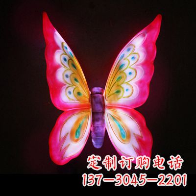 南阳定制发光蝴蝶雕塑