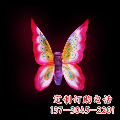 南阳红发蝴蝶 小号发光雕塑