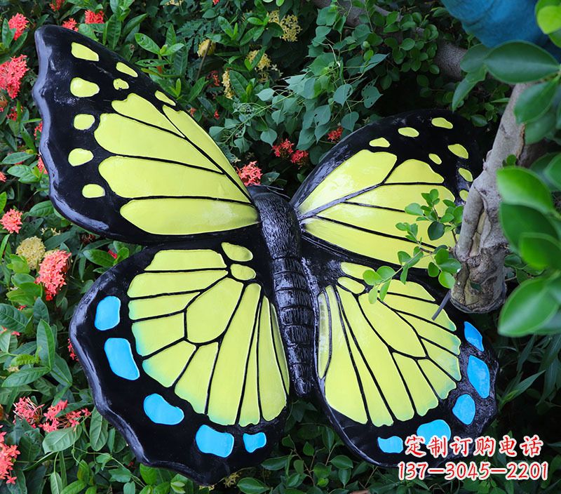 南阳玻璃钢蝴蝶雕塑