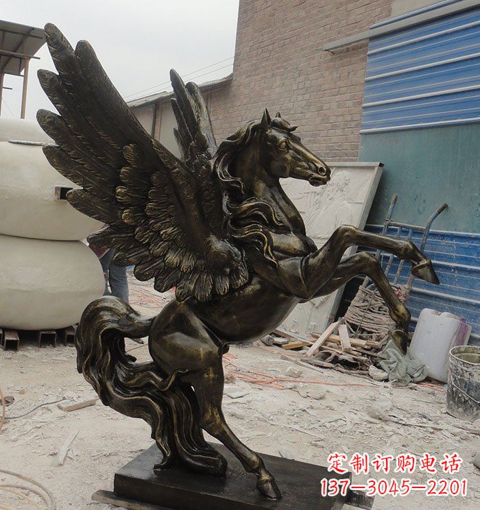 南阳青铜动物雕塑